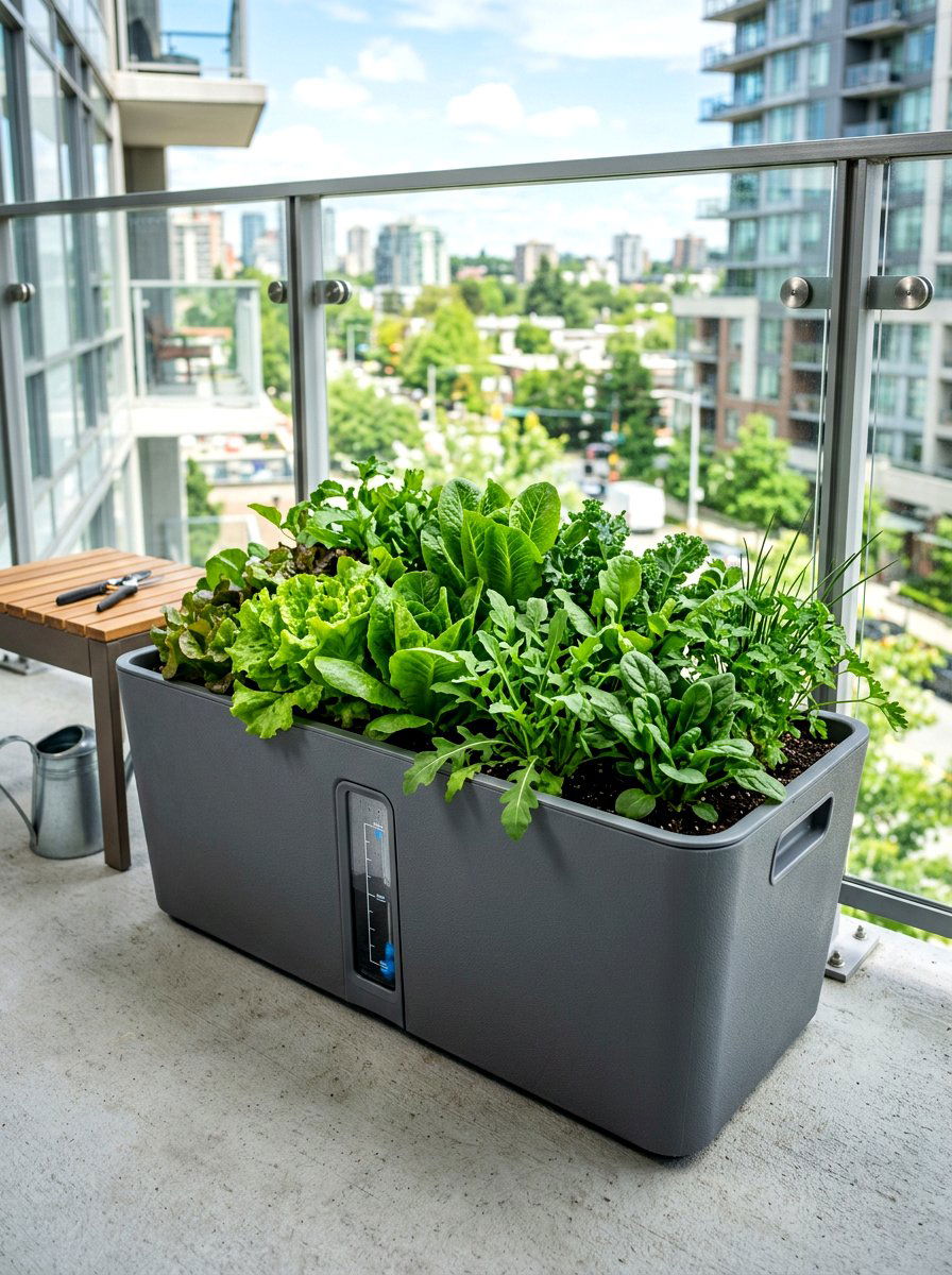 Self watering salad planter - 30 salad garden ideas