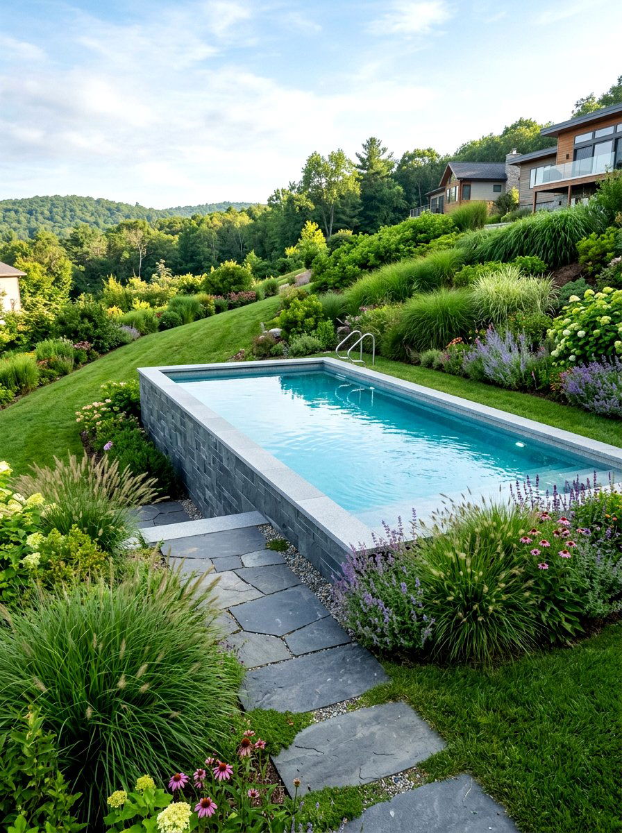 Semi inground pool installation - 30 above ground pool ideas