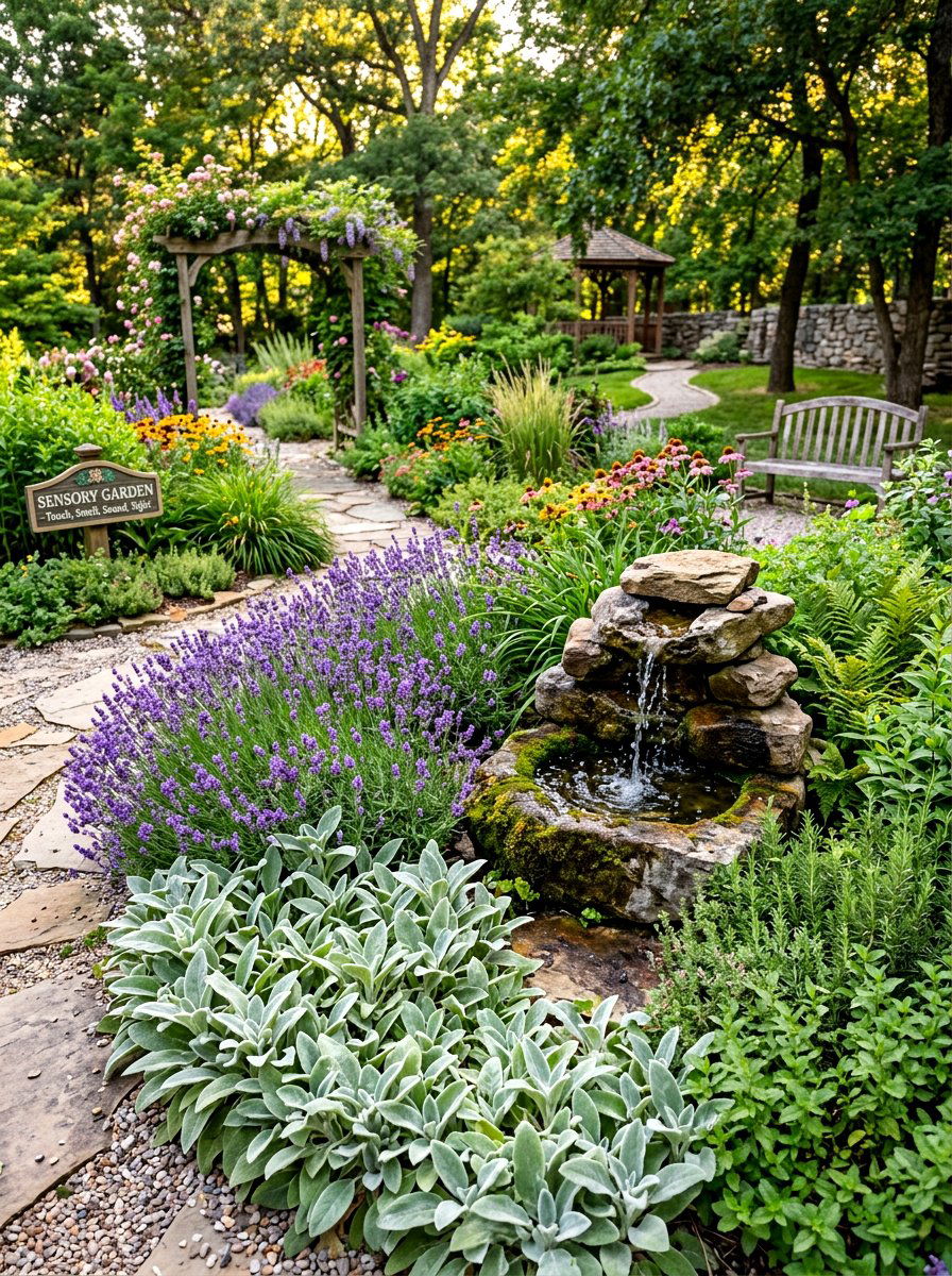 Sensory Garden - 30 four season garden ideas
