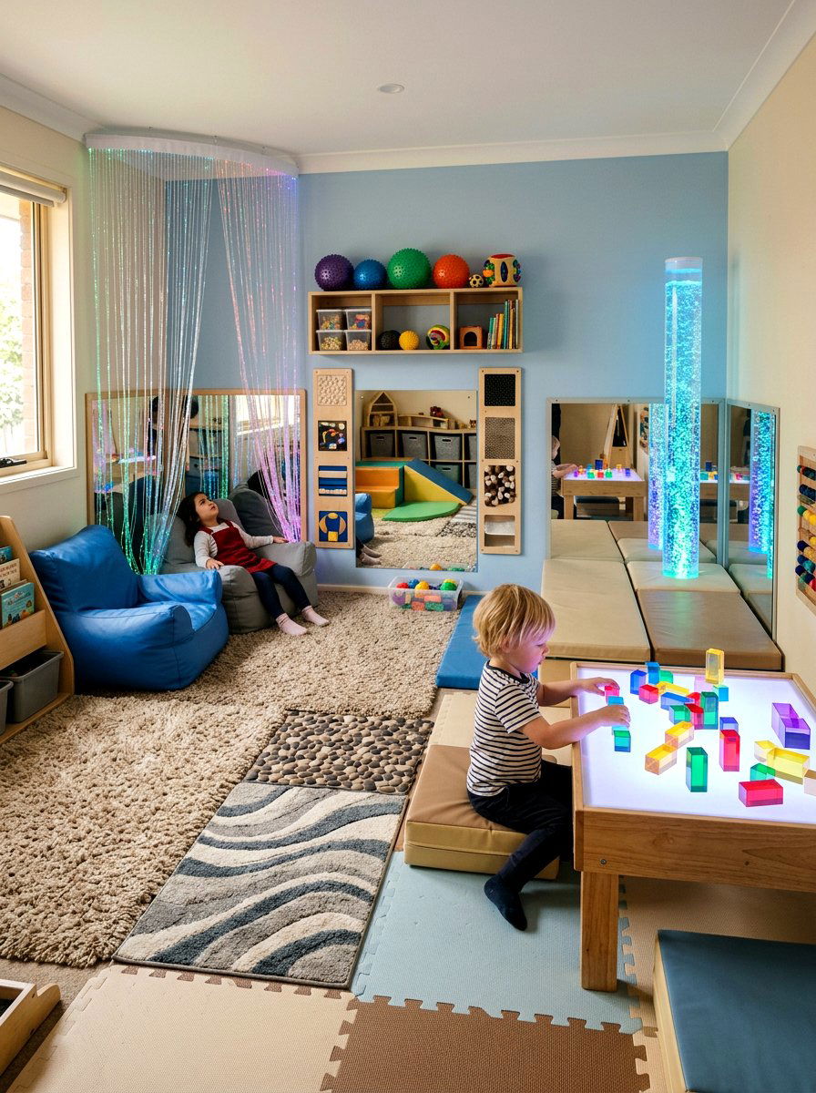 Sensory Playroom - 30 playroom ideas