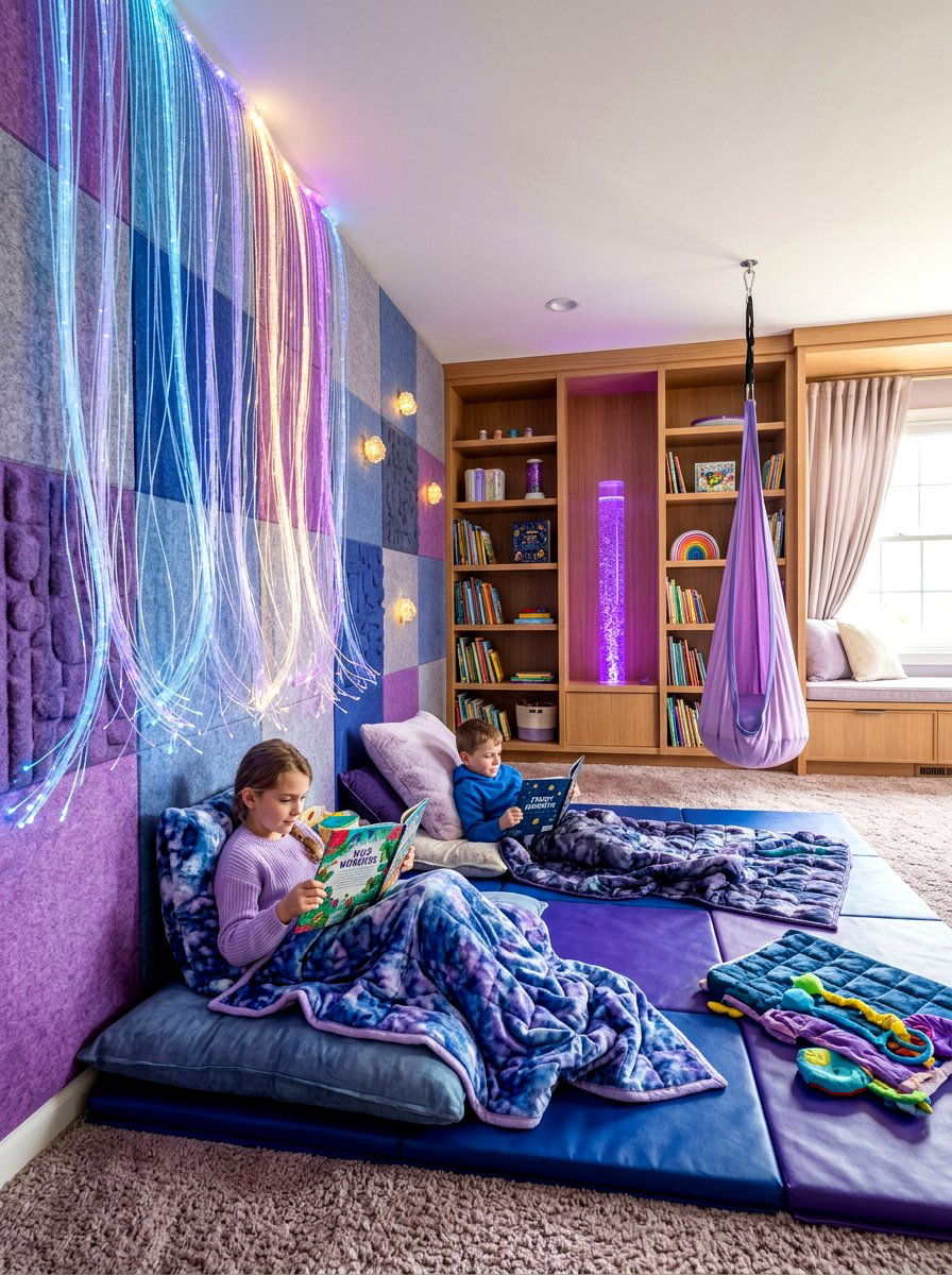 Sensory Reading Room - 30 kids reading nook ideas