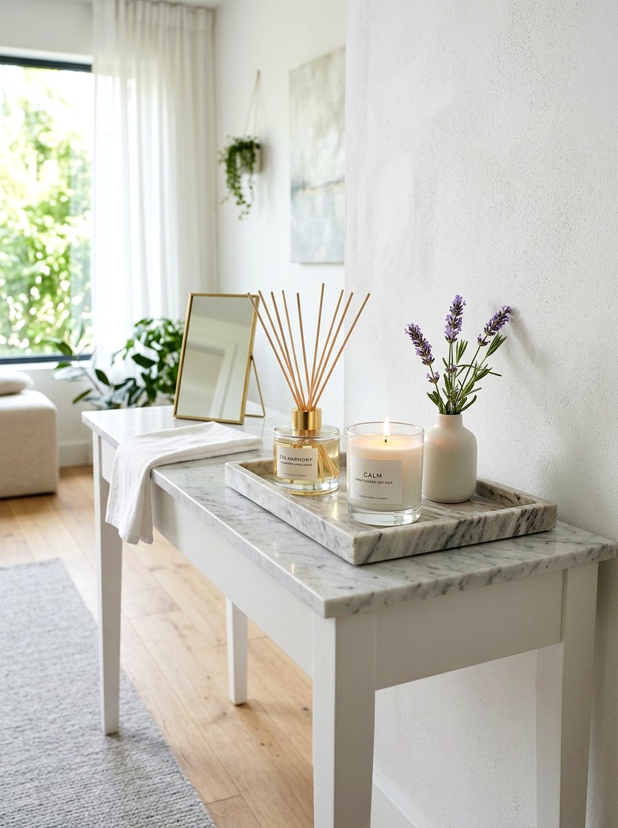Sensory Scent Station - 30 spring hallway refresh ideas