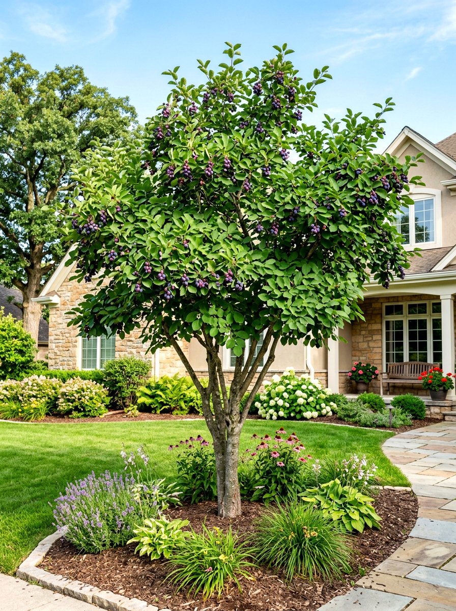 Serviceberry Edible Tree - 30 berry garden ideas