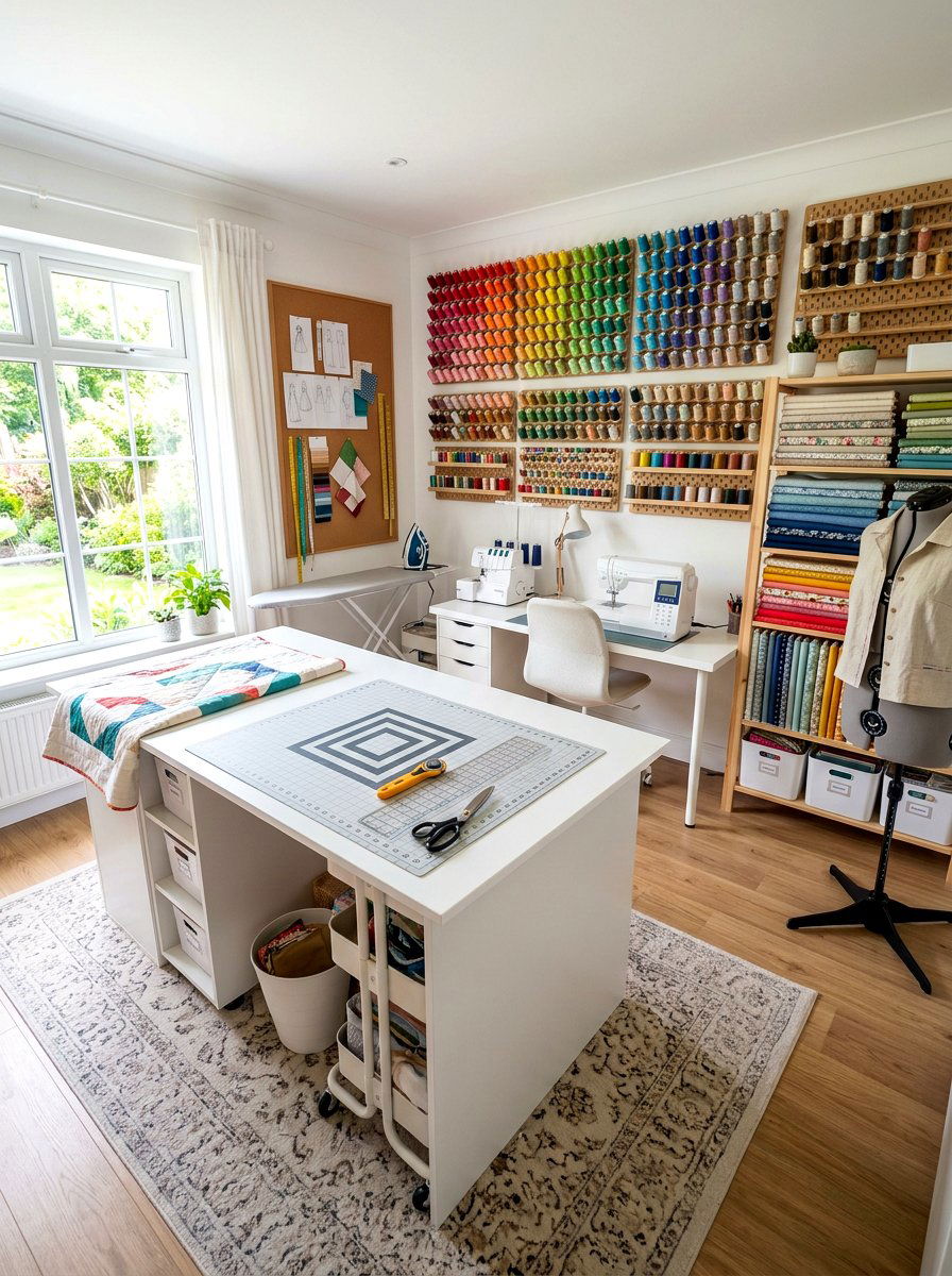Sewing Room - 30 hobby rich home ideas