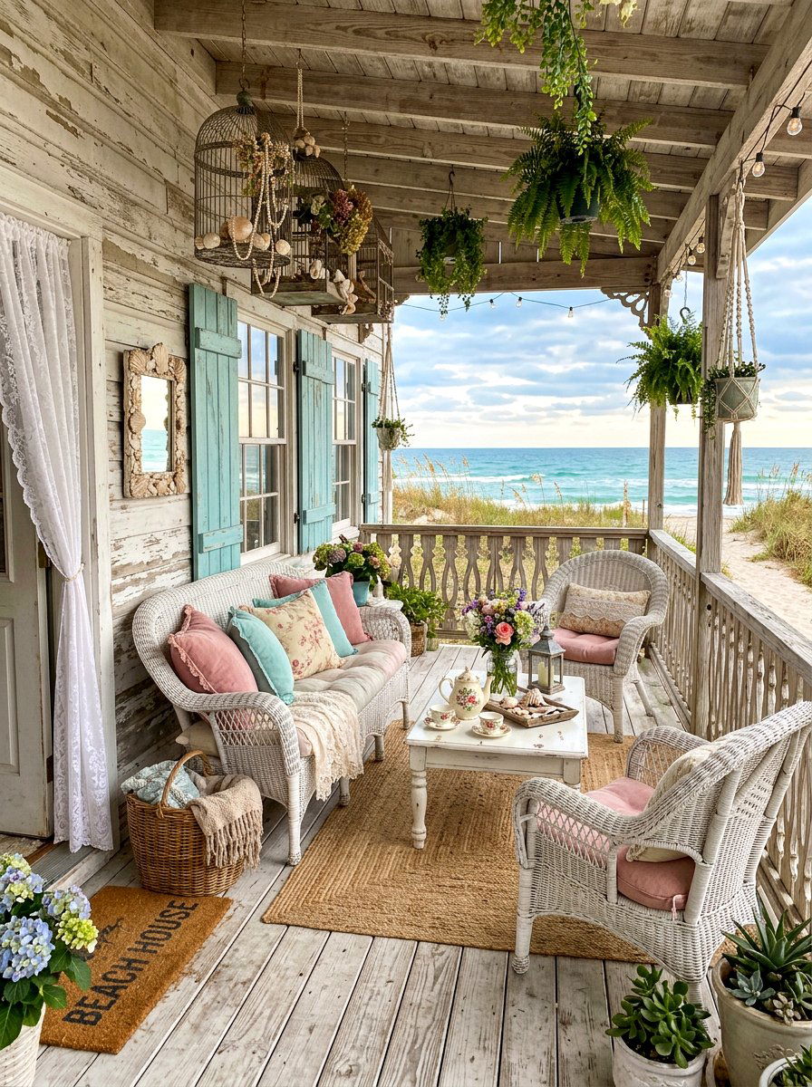 30 Seaside Porch Ideas for Coastal Curb Appeal
