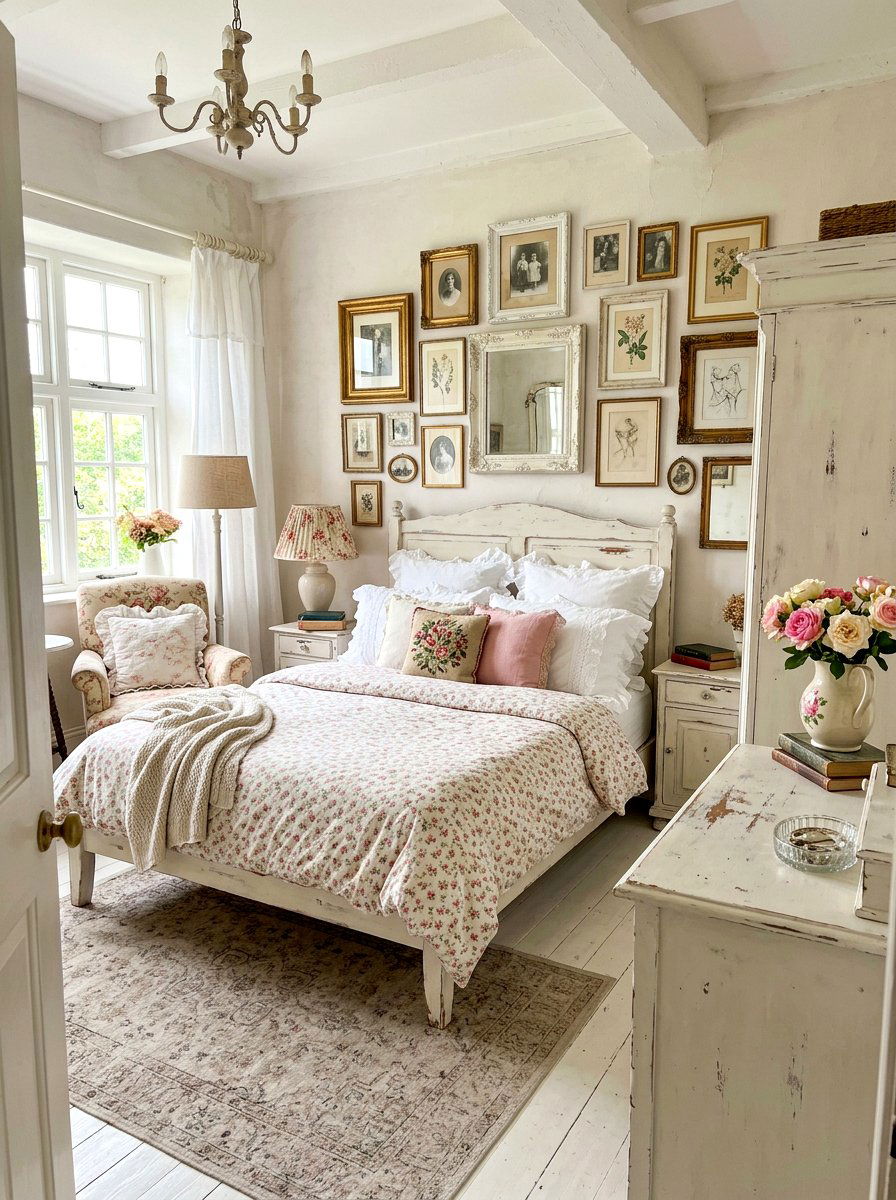 Shabby Chic Bedroom - 30 coquette bedroom decor ideas