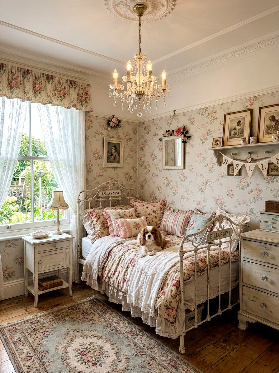 Shabby Chic Dog Bedroom - 30 dog bedroom decor ideas