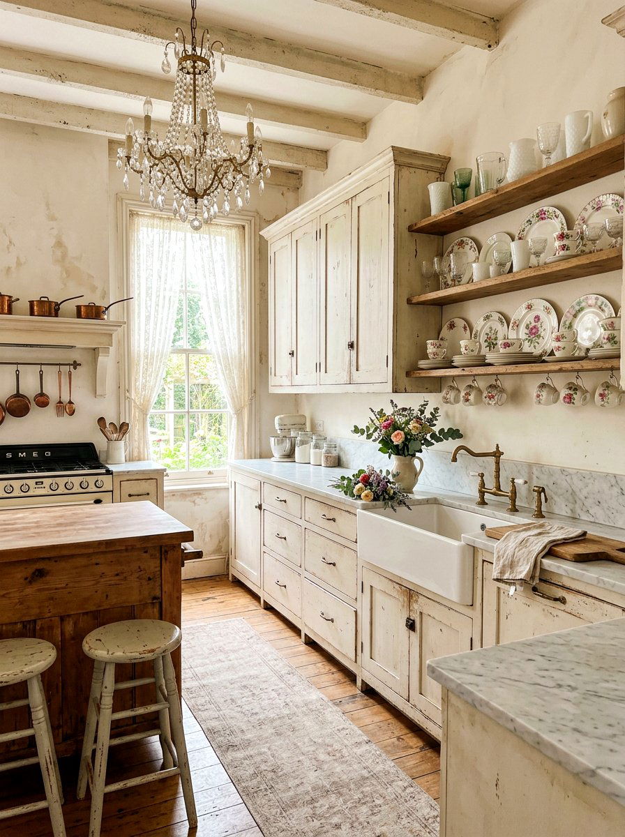Shabby Chic Kitchen - 30 storybook kitchen ideas
