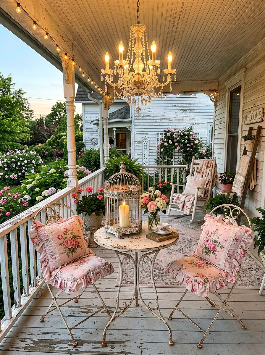 Shabby Chic Porch Decor - 30 porch lounge ideas