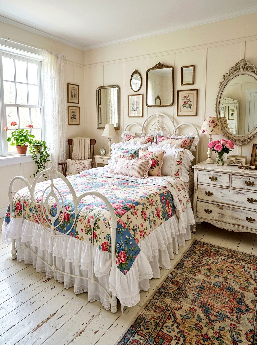 Shabby Chic Ruffle Bedroom - 30 romantic ruffle bedroom ideas