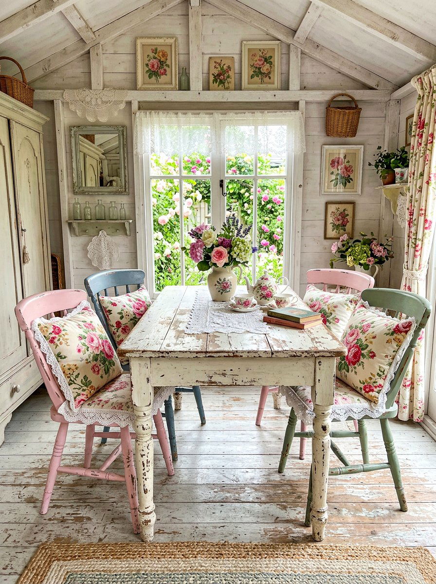 Shabby Chic Shed Furniture - 30 potting shed decor ideas
