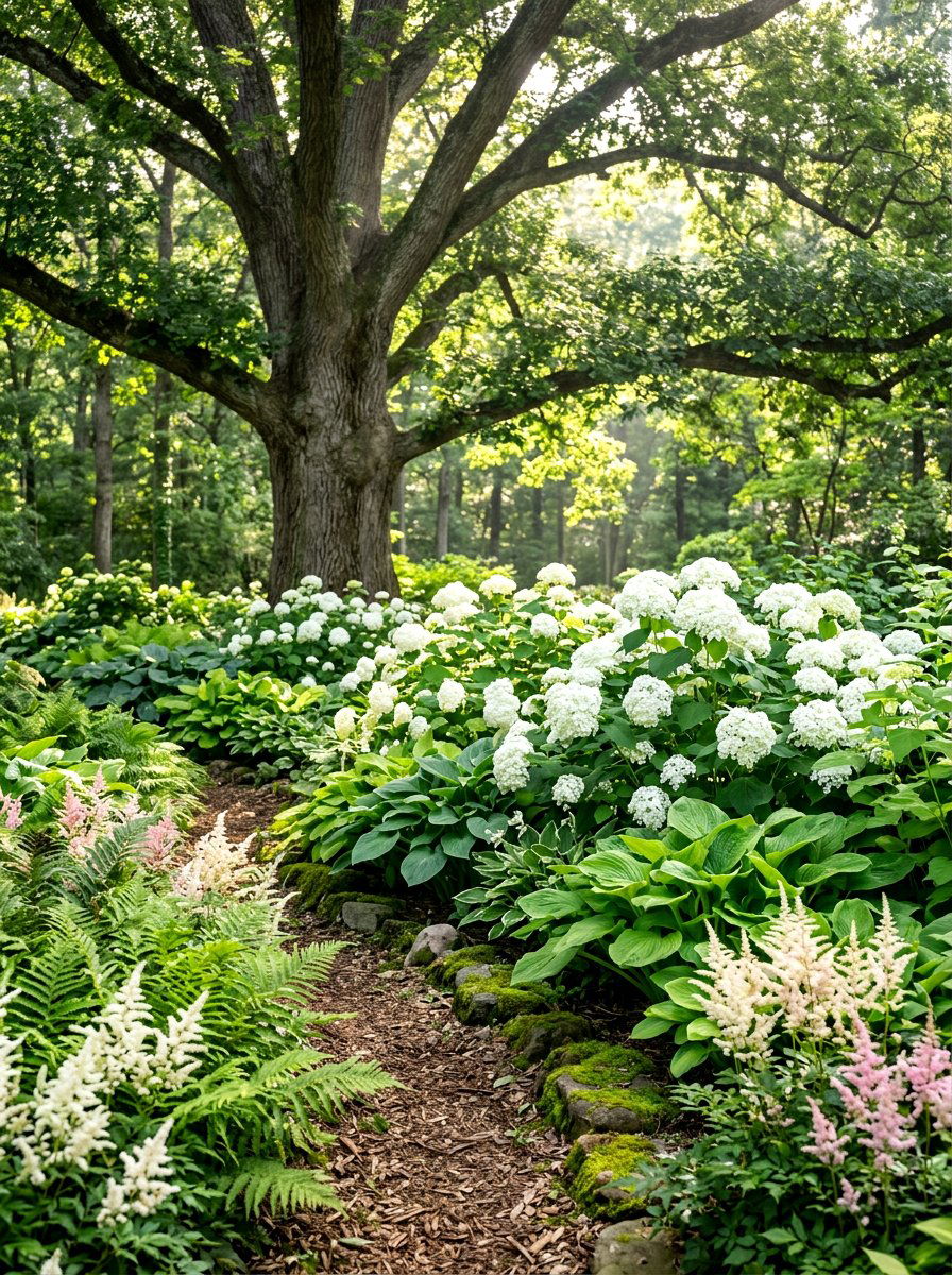 Shade Cutting Garden - 30 backyard cutting garden ideas