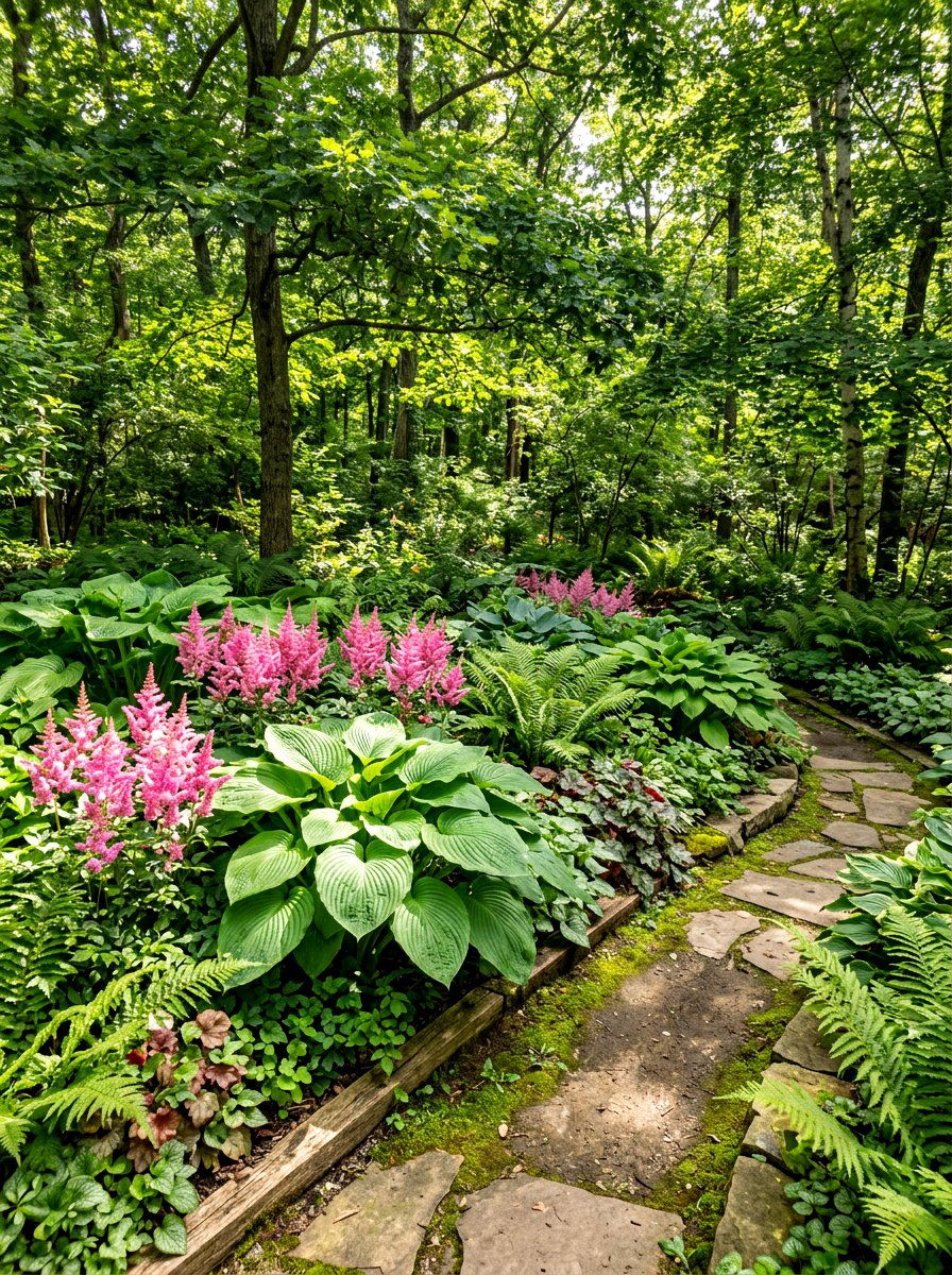 Shade Flower Bed - 30 flower bed ideas