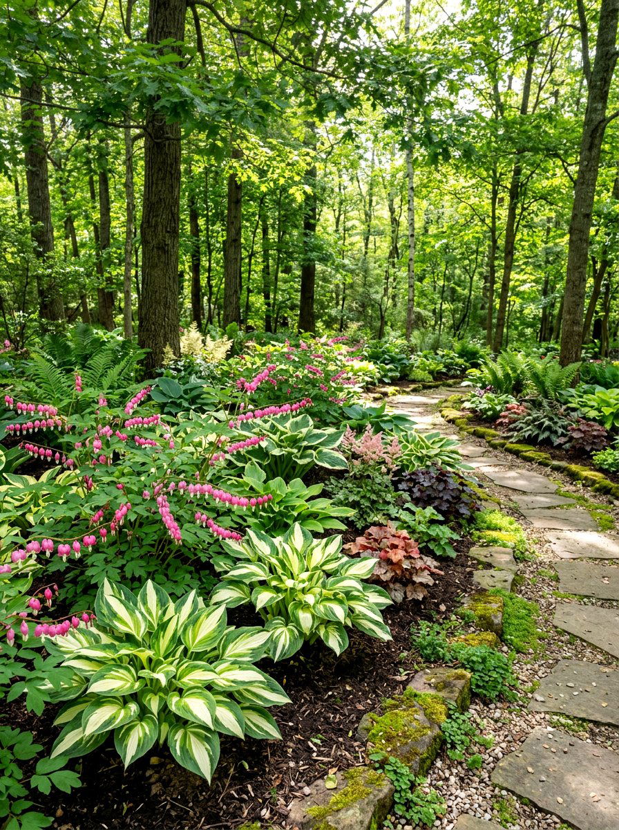 Shade Garden - 30 flower garden ideas