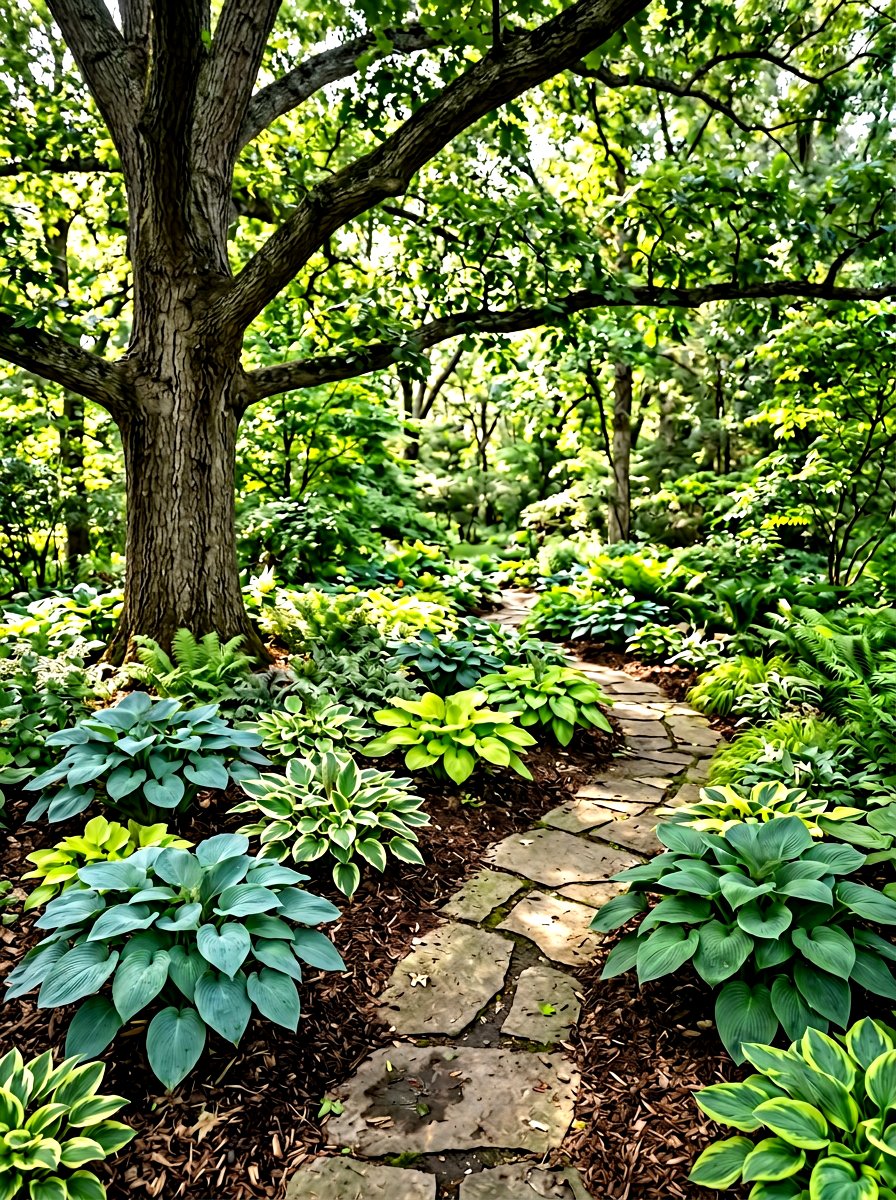 Shade Garden Hostas - 30 hosta garden ideas