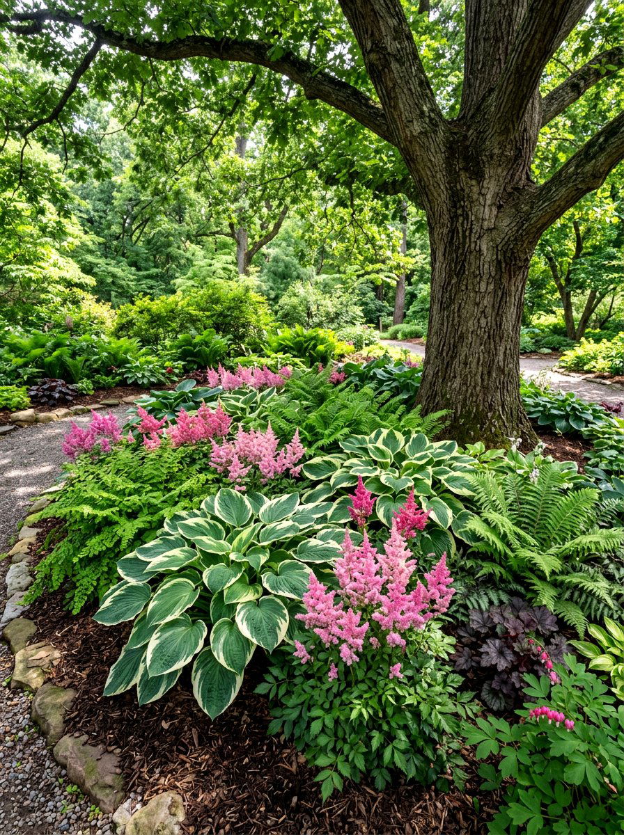 Shade Loving Flower Bed - 30 budget flower bed ideas