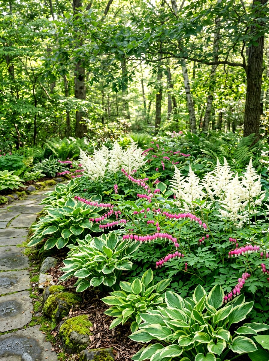 Shade Loving Perennials - 30 shaded side yard ideas