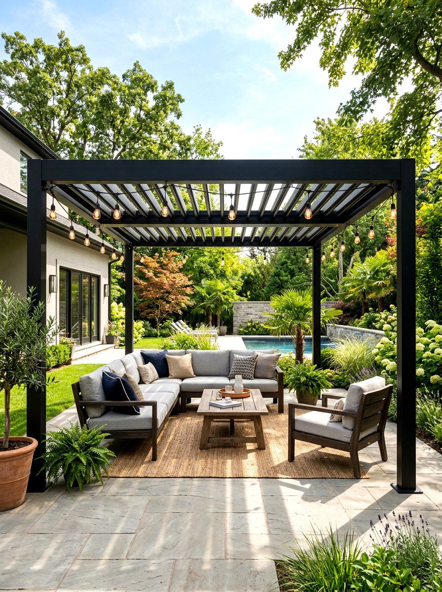 Shade Structure - 30 drought smart backyard ideas