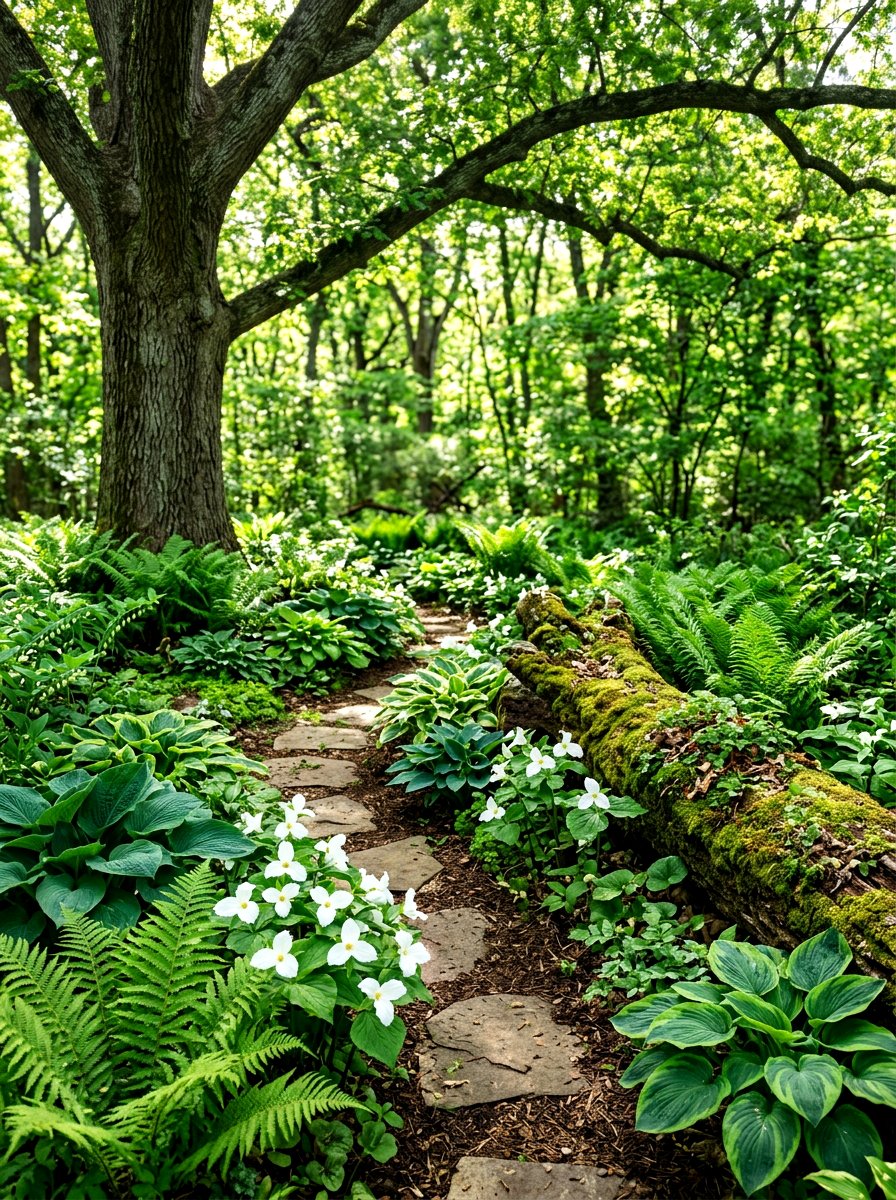 Shade garden - 30 native plant landscaping ideas