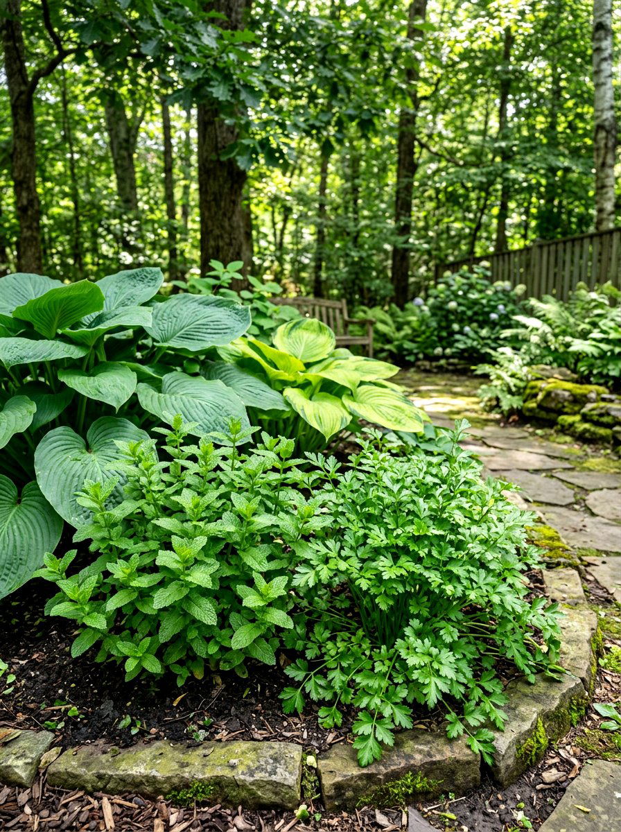 Shade herb garden - 30 herb garden ideas