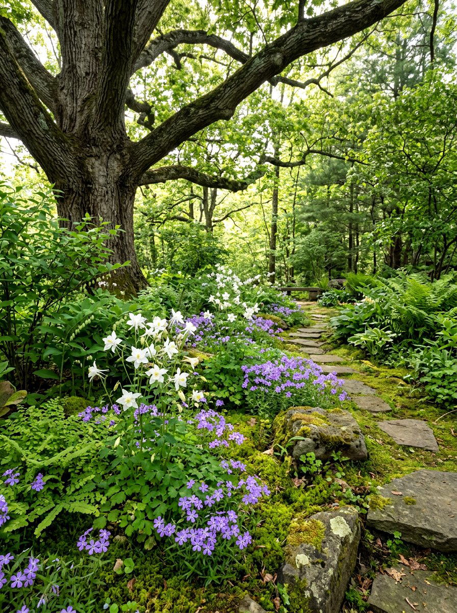 Shade wildflower area - 30 wildflower patch ideas