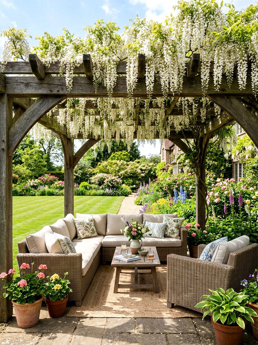 Shaded Seating - 30 healing garden ideas