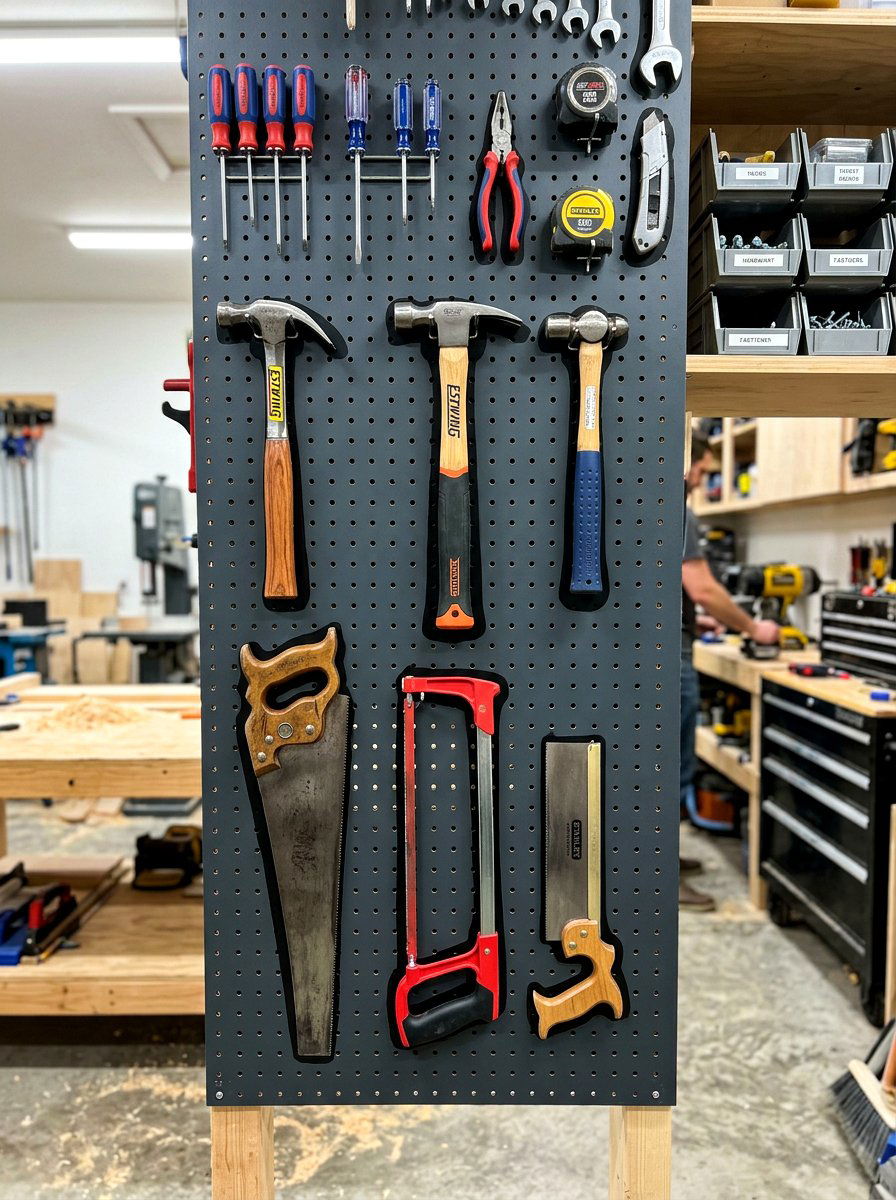 Shadow Board Organizer - 30 garage tool storage ideas