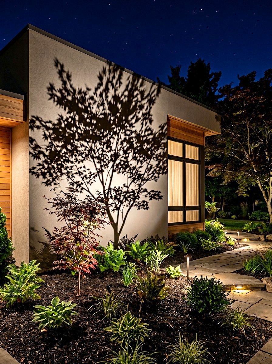 Shadow lighting effect - 30 landscape lighting ideas