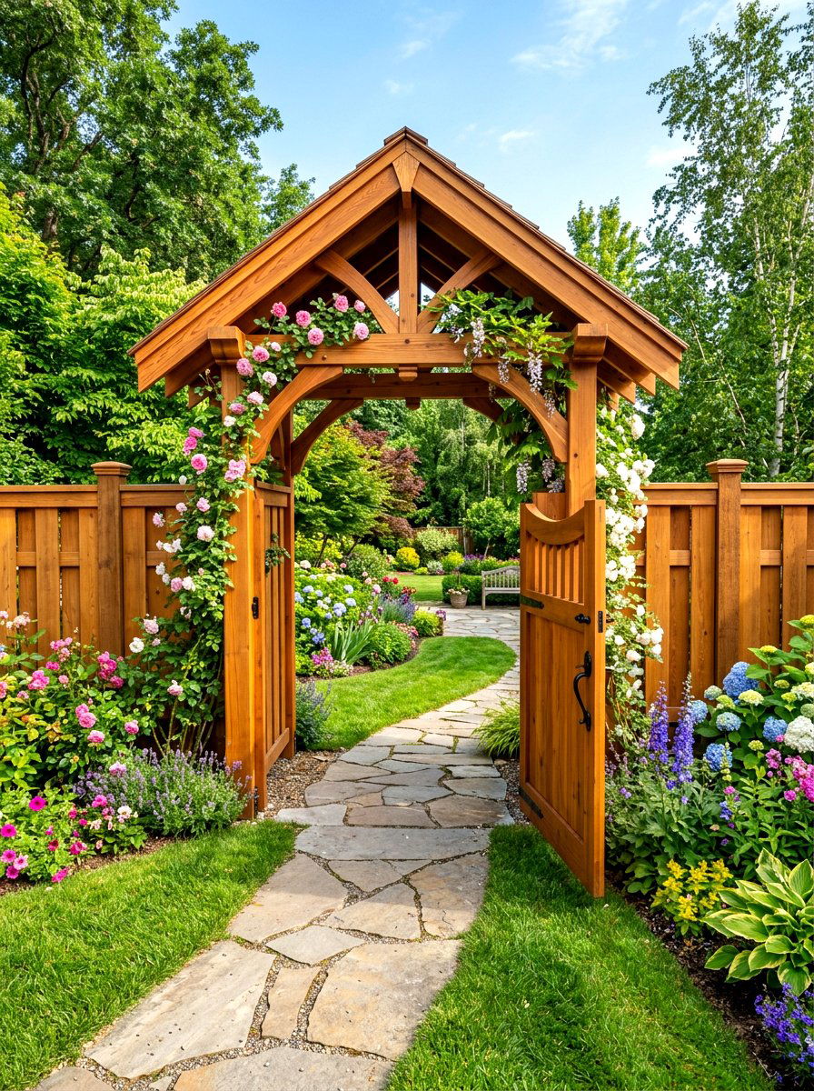 30 Arbor Garden Entrance Ideas for a Grand First Impression