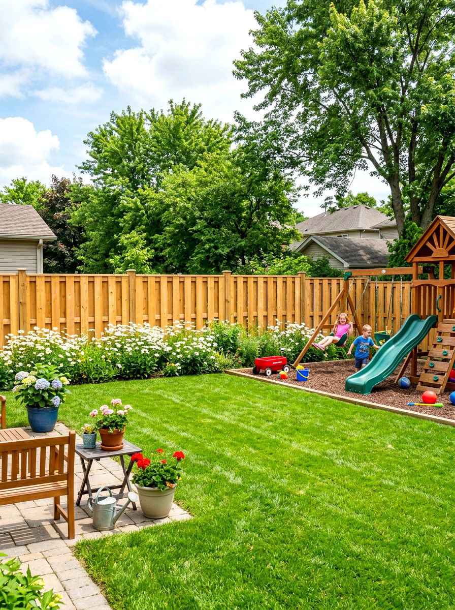 Shadowbox Wood Fence - 30 small yard fence ideas