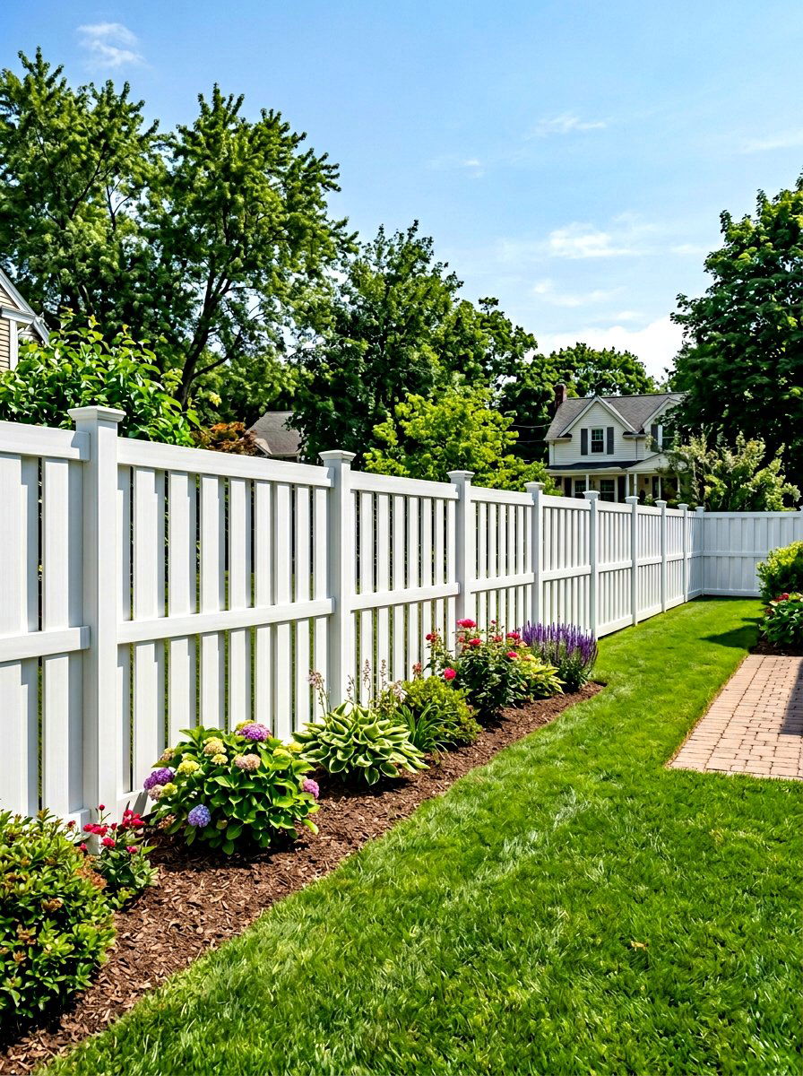 Shadowbox vinyl fence - 30 vinyl fence ideas
