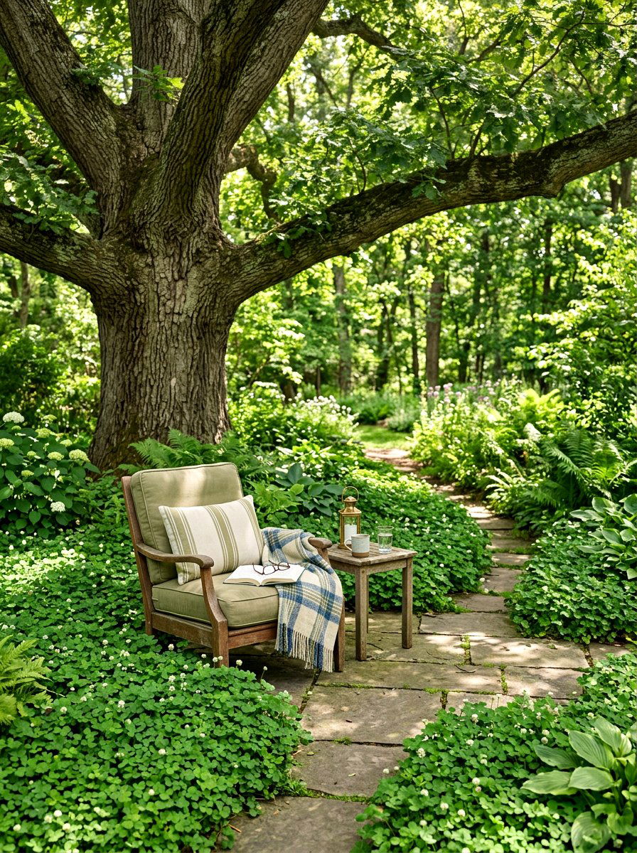 Shady Clover Garden - 30 clover lawn ideas