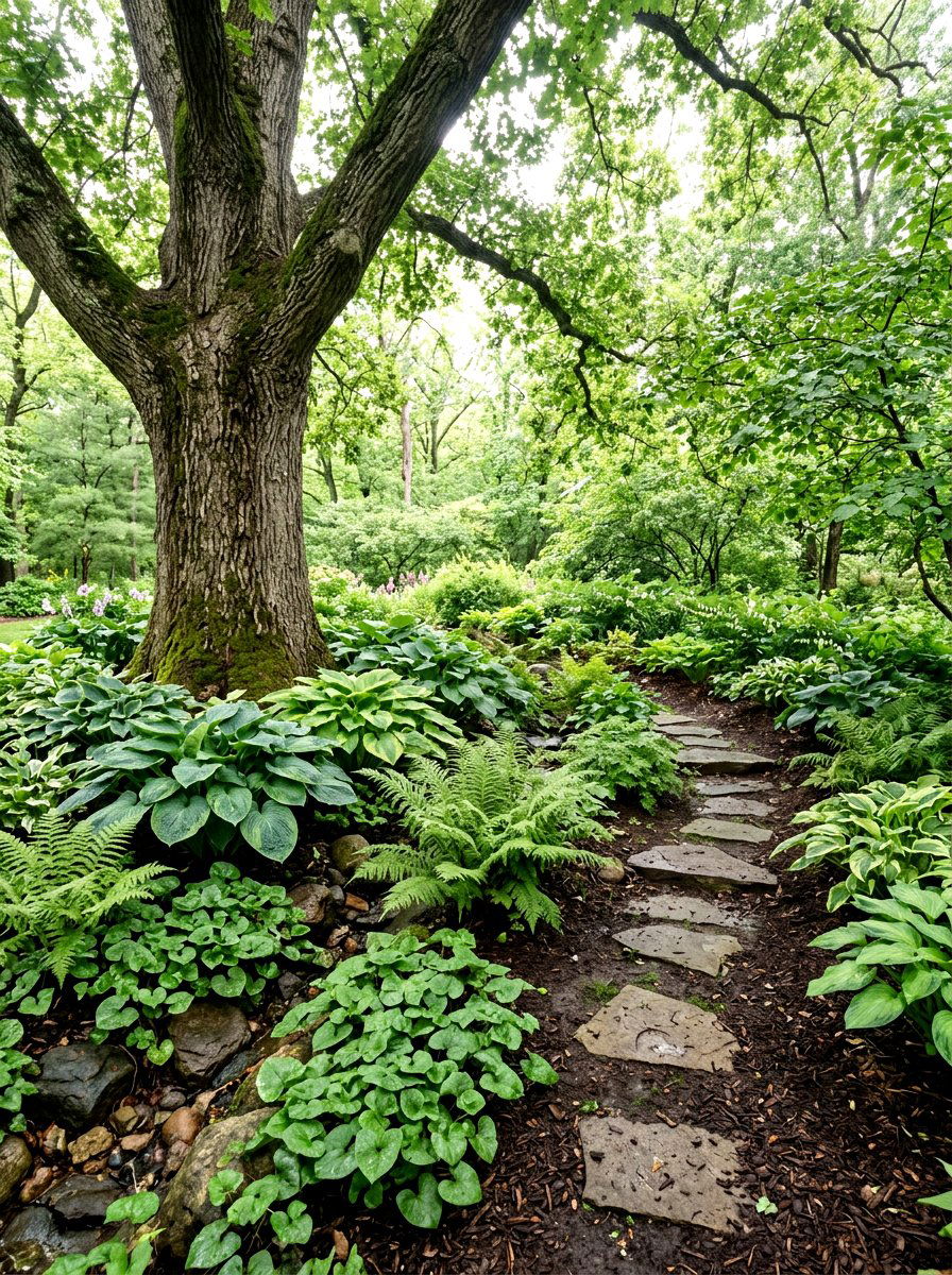 Shady Rain Garden - 30 rain garden ideas