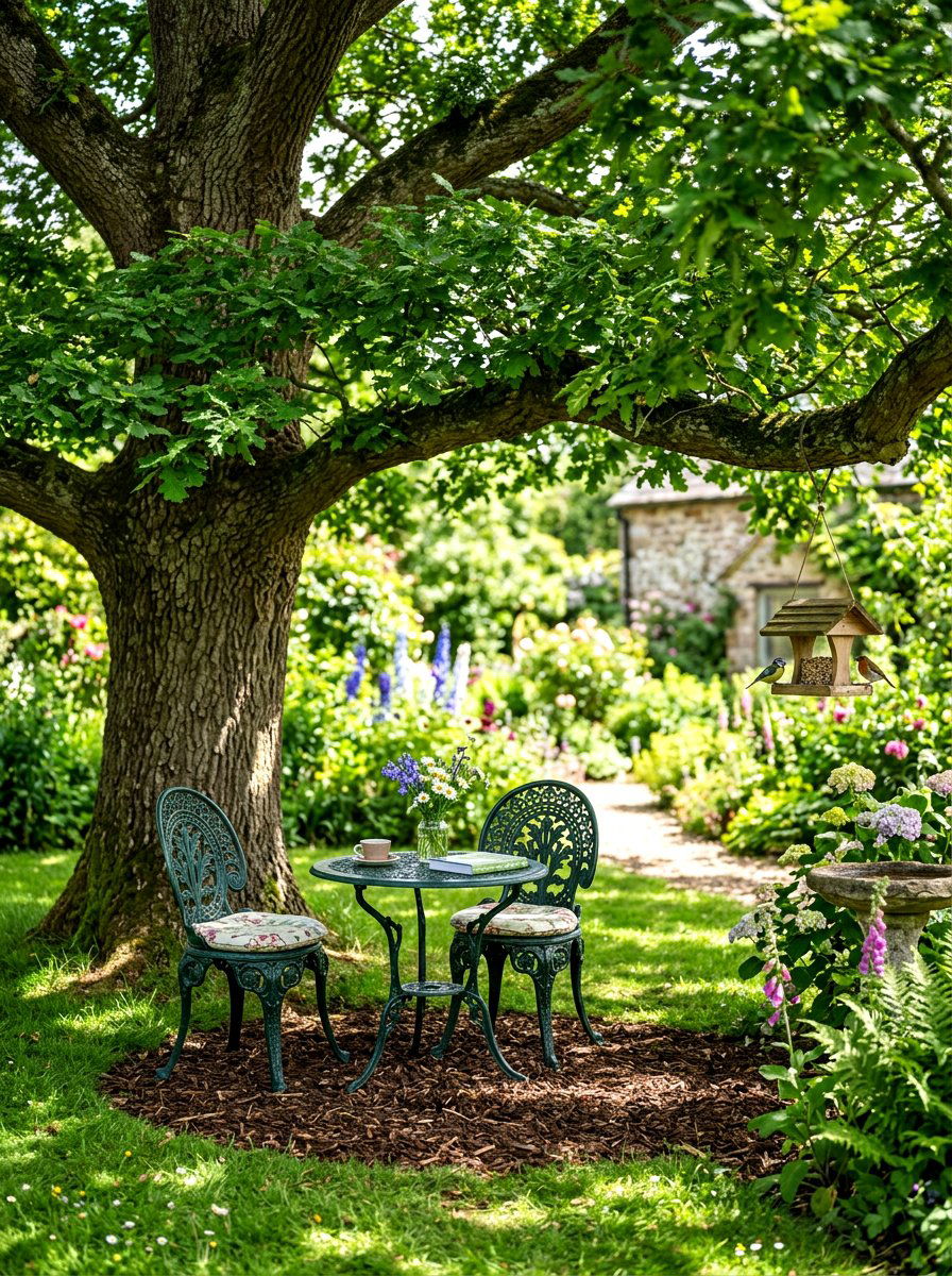 Shady Tree Bistro Area - 30 bistro patio ideas