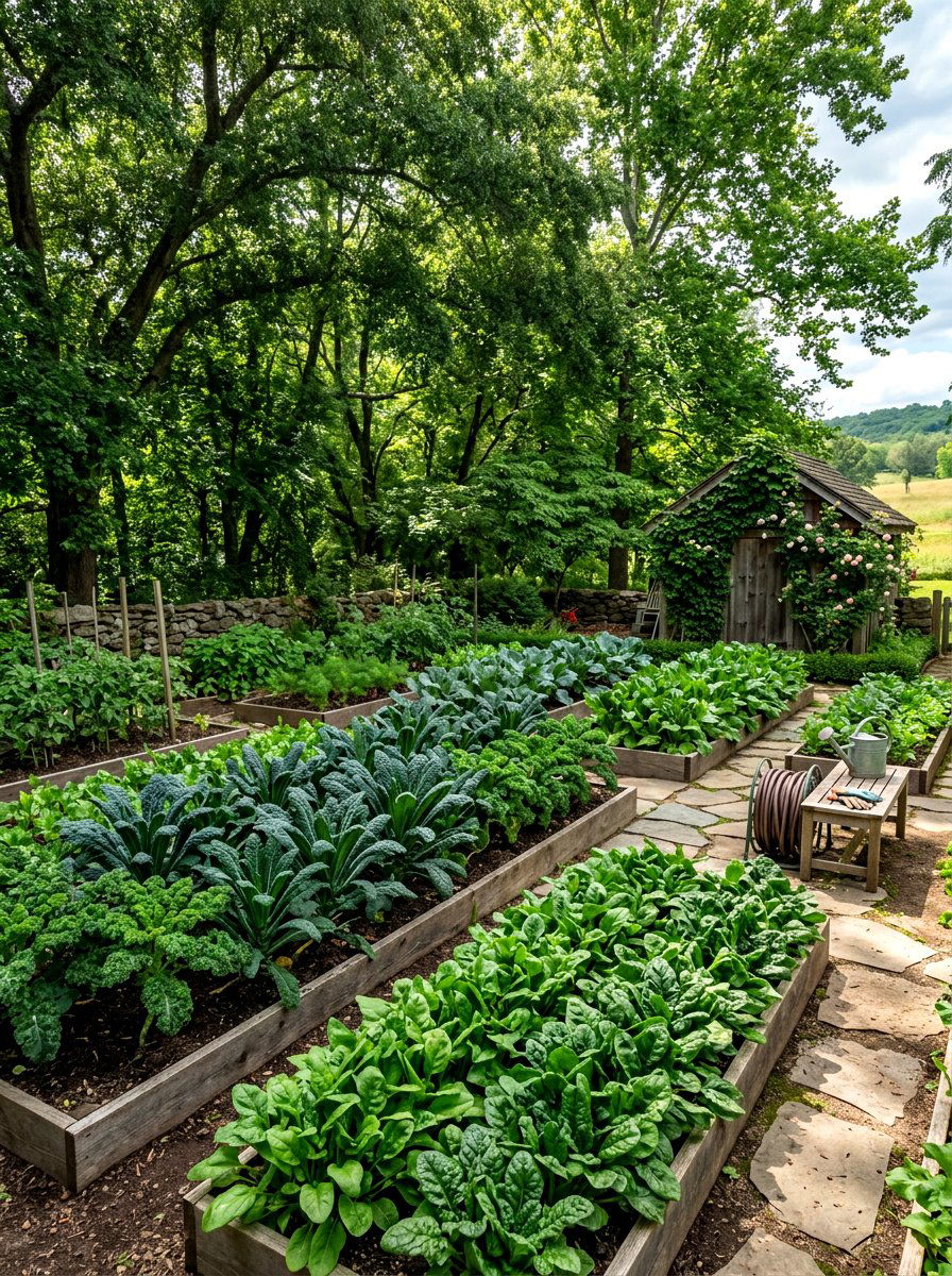 Shady Vegetable Garden - 30 vegetable garden ideas