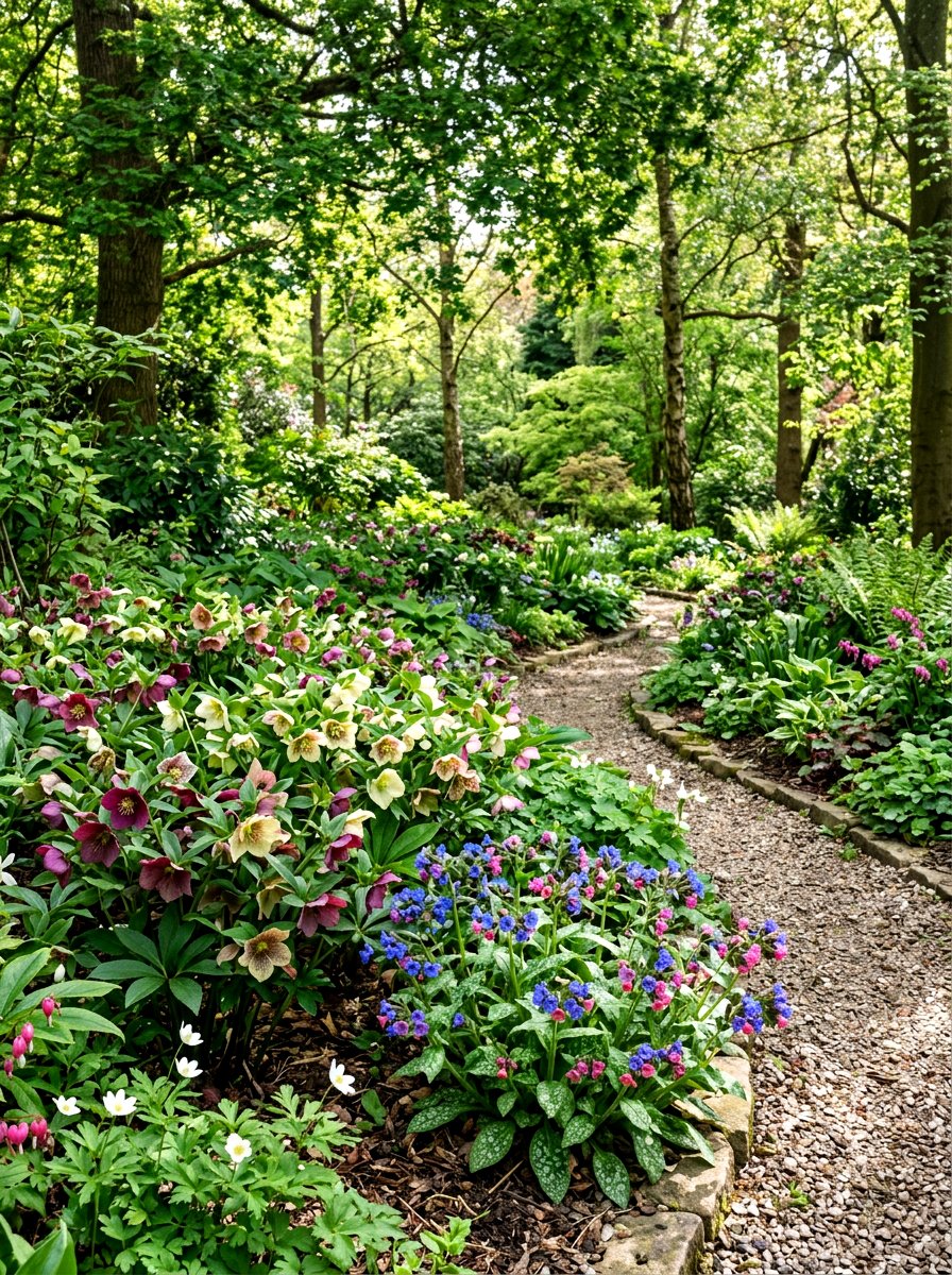 Shady bee garden border - 30 bee garden border ideas