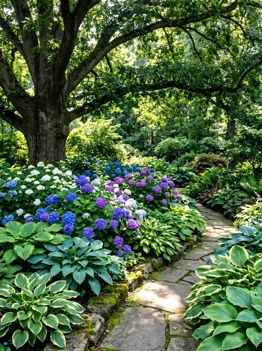 Shady flower garden - 30 cut flower garden ideas