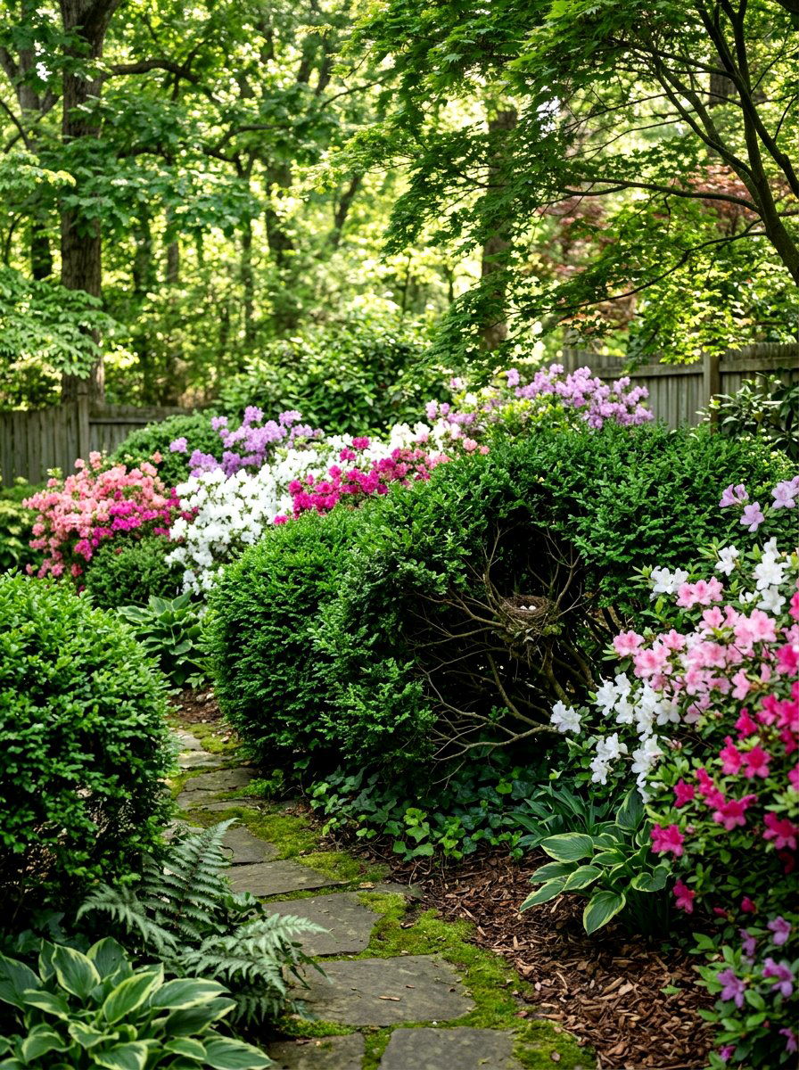 Shady nesting shrubs - 30 hummingbird oasis backyard ideas