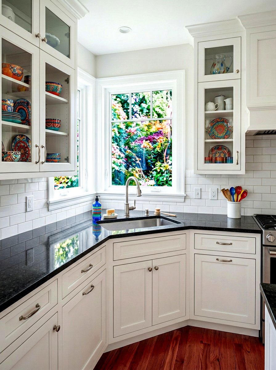 Shaker Cabinet Corner Sink - 30 corner sink kitchen ideas