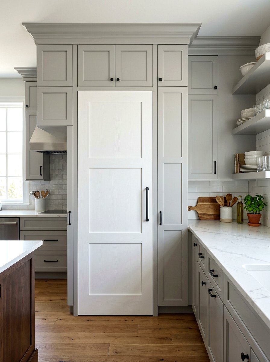 Shaker Pantry Door - 30 pantry door ideas