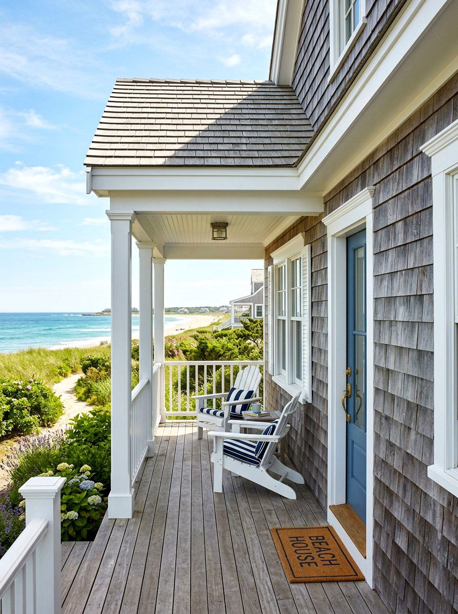 Shaker Shingle Siding - 30 porch skirting ideas