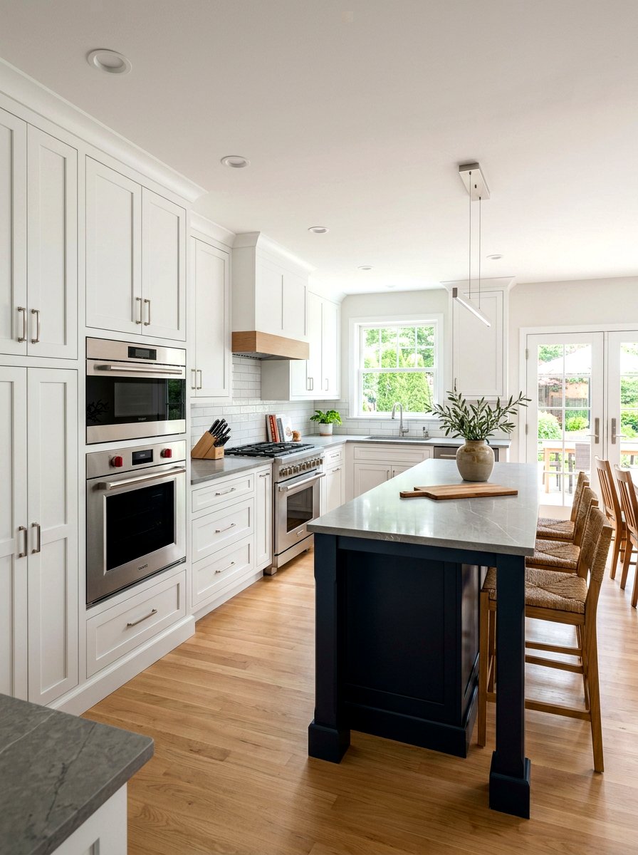Shaker Style Appliance Box - 30 appliance garage ideas