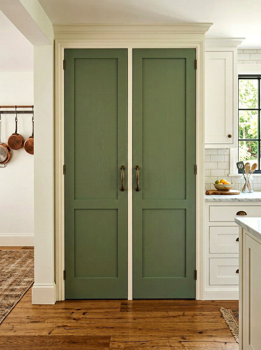 Shaker Style Pantry Doors - 30 full wall pantry cabinet ideas