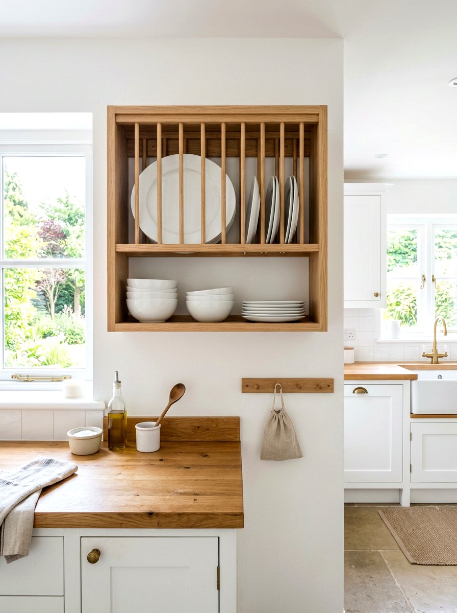 Shaker Style Plate Rack - 30 plate rack ideas
