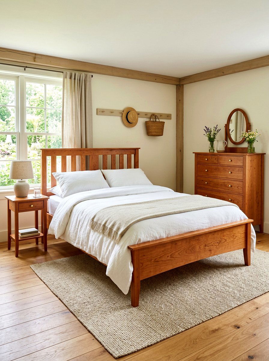 Shaker Style Wood Bed - 30 wood bed frame ideas
