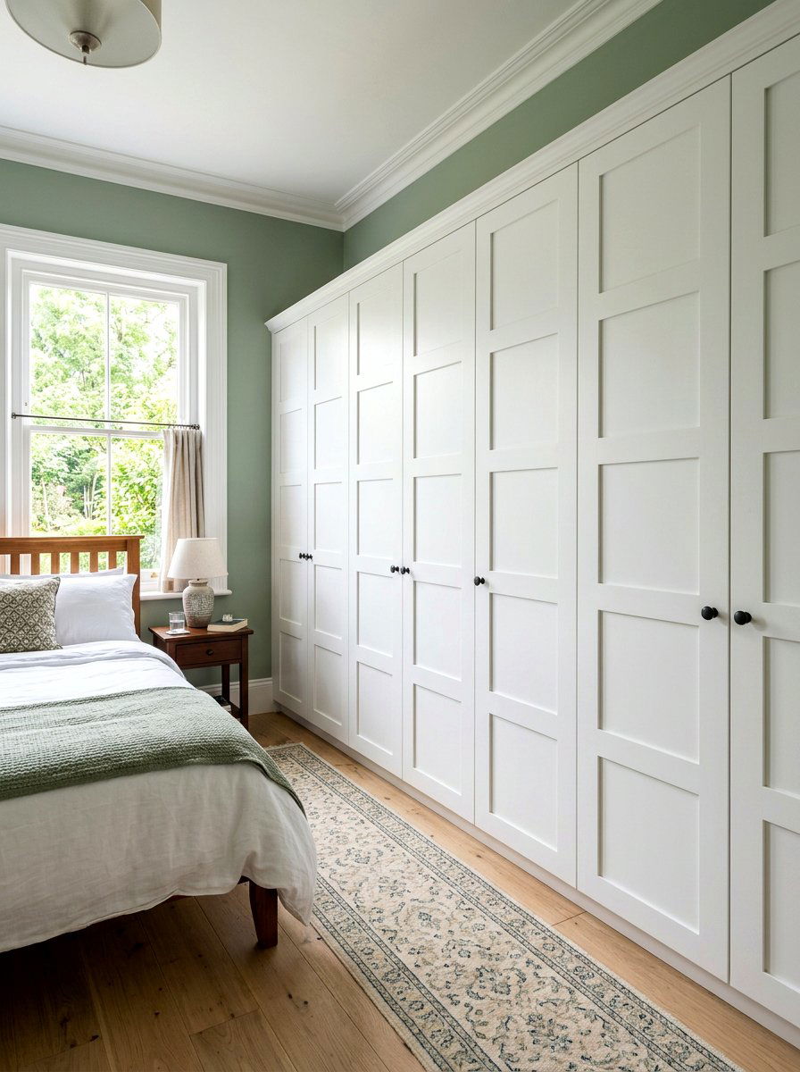 Shaker style closet doors - 30 bedroom closet door ideas