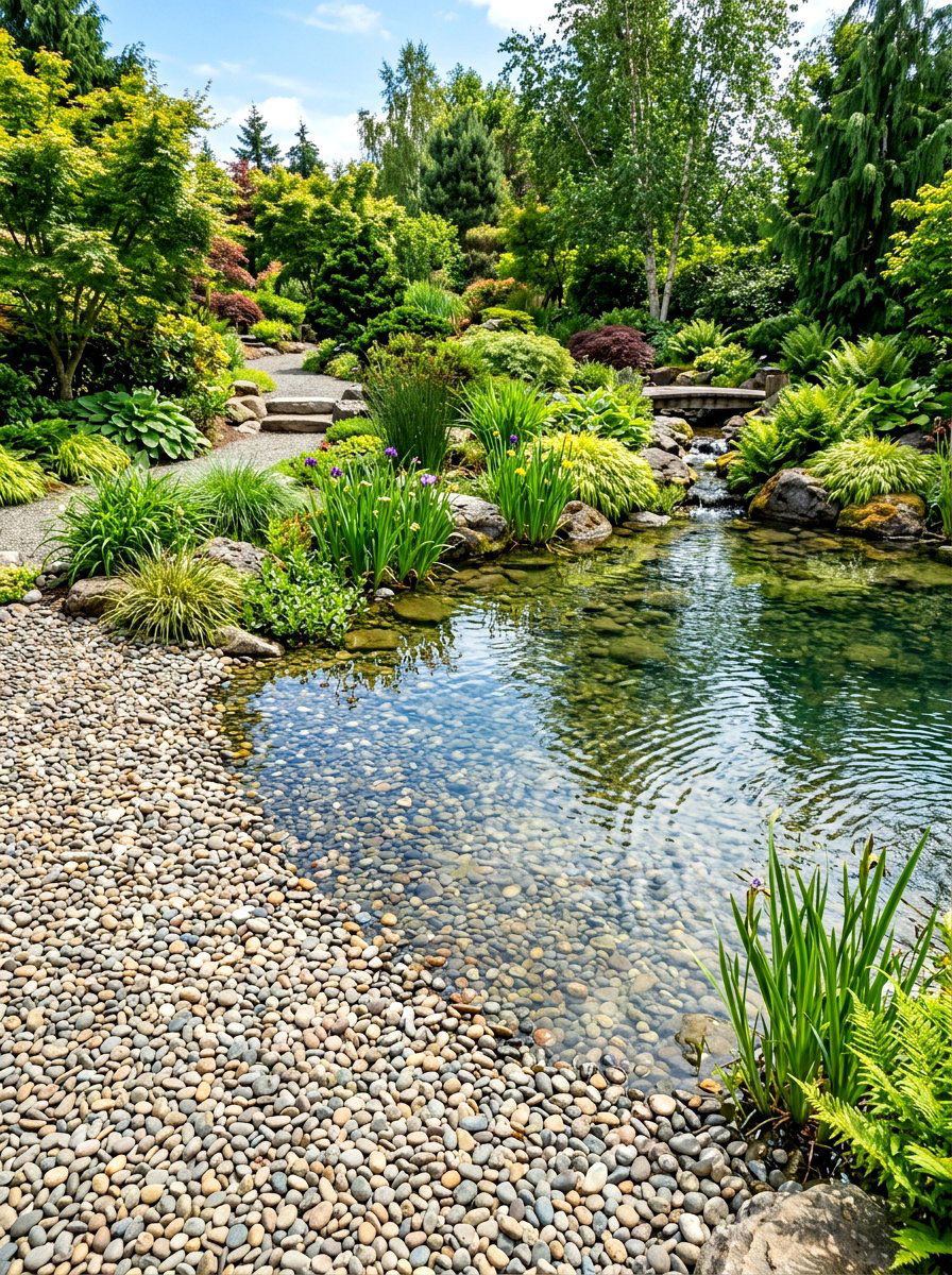 Shallow Edge Pond - 30 frog pond ideas