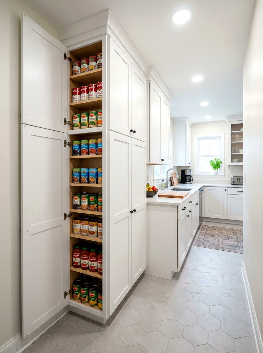 Shallow Pantry Cabinet - 30 freestanding pantry cabinet ideas