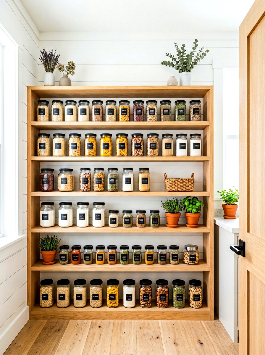 Shallow pantry shelving - 30 reach in pantry ideas