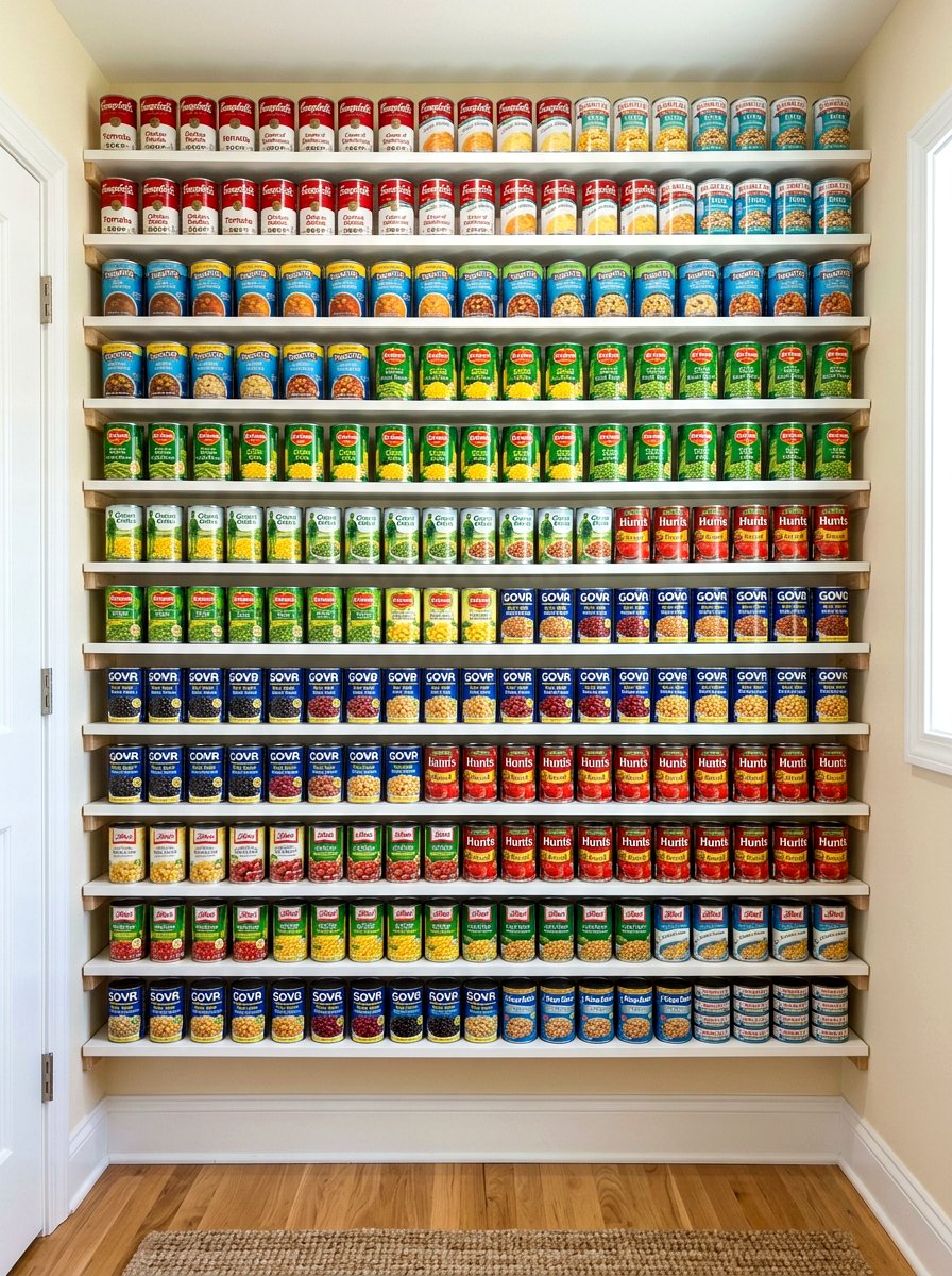 Shallow pantry shelving for cans - 30 pantry with open shelving ideas